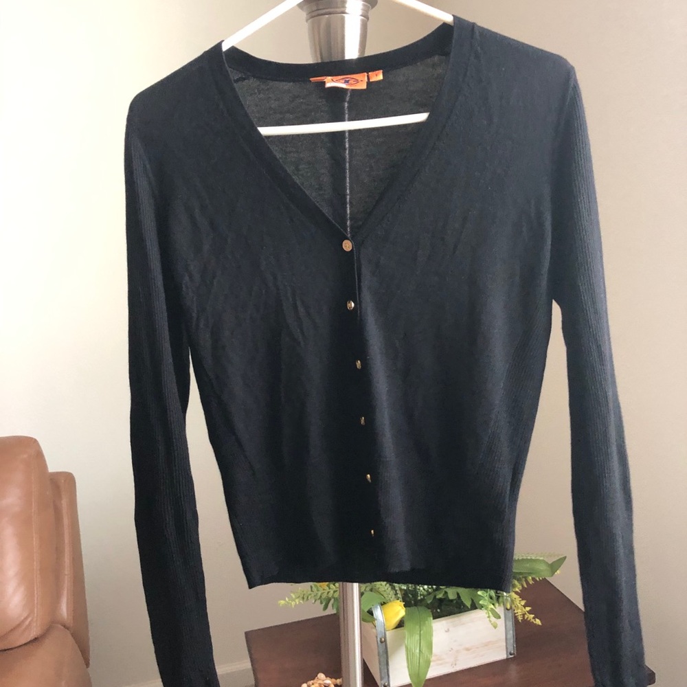 Tory Burch - cardigan with logo buttons ($248)